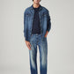 Men's 541 Blue Athletic Tapered Fit Mid Rise Tinted Jeans - Styleshot View