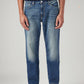 Men's 541 Blue Athletic Tapered Fit Mid Rise Tinted Jeans - Front View