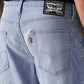 Men's 541 Light Blue Athletic Tapered Fit Mid Rise Jeans - Detail View