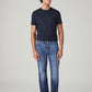 Men's 541 Blue Athletic Tapered Fit Mid Rise Jeans - Front View