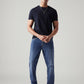 Men's 541 Med Indigo Athletic Tapered Fit Mid Rise Jeans - Styleshot View
