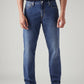 Men's 541 Med Indigo Athletic Tapered Fit Mid Rise Jeans - Front View