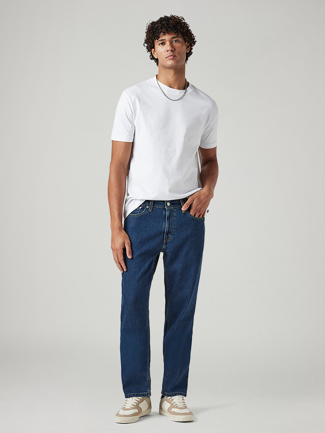 Men's 541 Indigo Athletic Tapered Fit Mid Rise Tinted Jeans