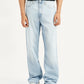 Men's 568 Light Indigo Loose Fit Mid Rise Jeans - Front View