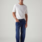 Men's 568 Dark Blue Loose Fit Mid Rise Jeans - Styleshot View