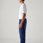 Men's 568 Dark Blue Loose Fit Mid Rise Jeans - Side View