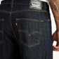 Men's 568 Dark Indigo Loose Fit Mid Rise Jeans - Detail View