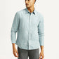 Men's Abstract Print Slim Fit Shirt - Front View