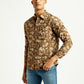 Men's Floral Print Slim Fit Shirt - Styleshot View