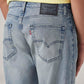 Men's 505 Light Blue Straight Fit Mid Rise Jeans - Detail View