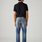 Men's 541 Blue Athletic Tapered Fit Mid Rise Commuter Jeans - Back View