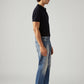 Men's 541 Blue Athletic Tapered Fit Mid Rise Commuter Jeans - Side View