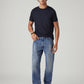 Men's 555 Blue Relaxed Straight Fit Mid Rise Commuter Jeans - Styleshot View
