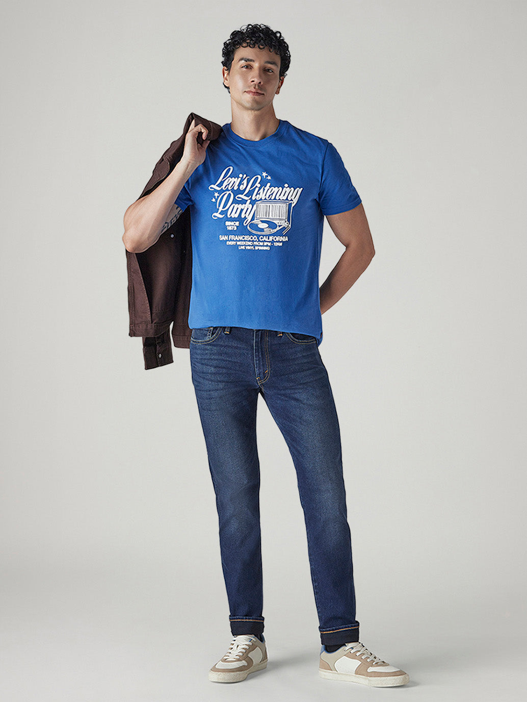 Men's 511 Dark Indigo Slim Fit Mid Rise Jeans