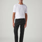 Men's 505 Black Straight Fit Mid Rise Jeans - Front View