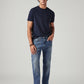 Men's 505 Blue Straight Fit Mid Rise Commuter Jeans - Styleshot View