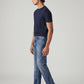 Men's 505 Blue Straight Fit Mid Rise Commuter Jeans - Side View