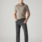 Men's 505 Charcoal Grey Straight Fit Mid Rise Jeans - Styleshot View