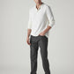 Men's 505 Charcoal Grey Straight Fit Mid Rise Jeans - 7b9623cf-96b2-4e53-a0a3-d4cad39c0dbe View