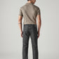 Men's 505 Charcoal Grey Straight Fit Mid Rise Jeans - Back View