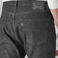 Men's 505 Charcoal Grey Straight Fit Mid Rise Jeans - Detail View