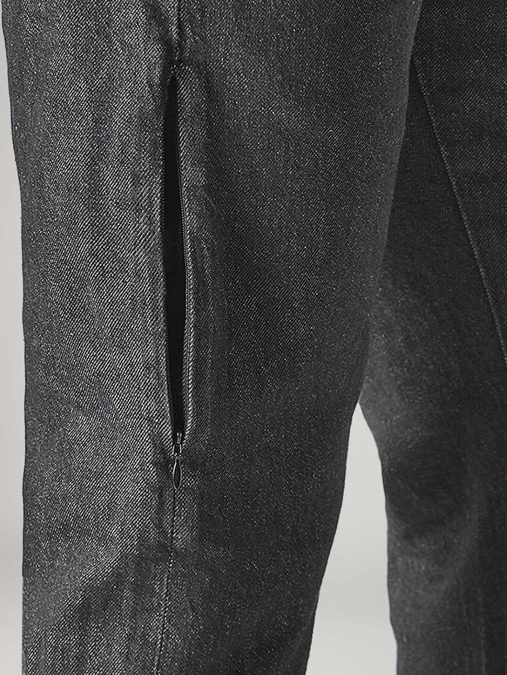 Men's 505 Charcoal Grey Straight Fit Mid Rise Jeans - Detail View