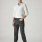 Men's 505 Charcoal Grey Straight Fit Mid Rise Jeans - Side View