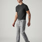 Men's 505 Grey Straight Fit Mid Rise Jeans - 20 View