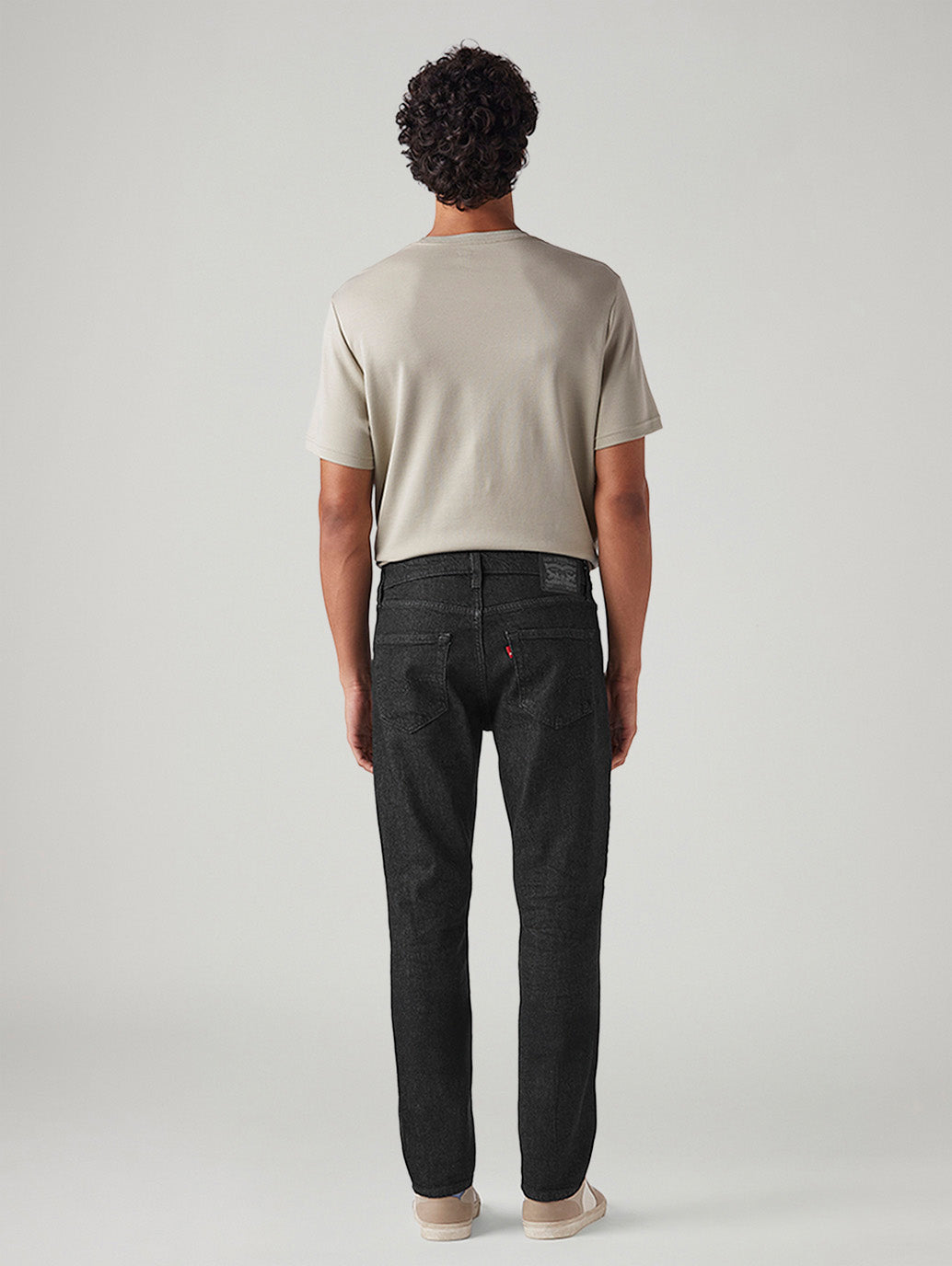Men's 511 Black Slim Fit Mid Rise Jeans - Back View