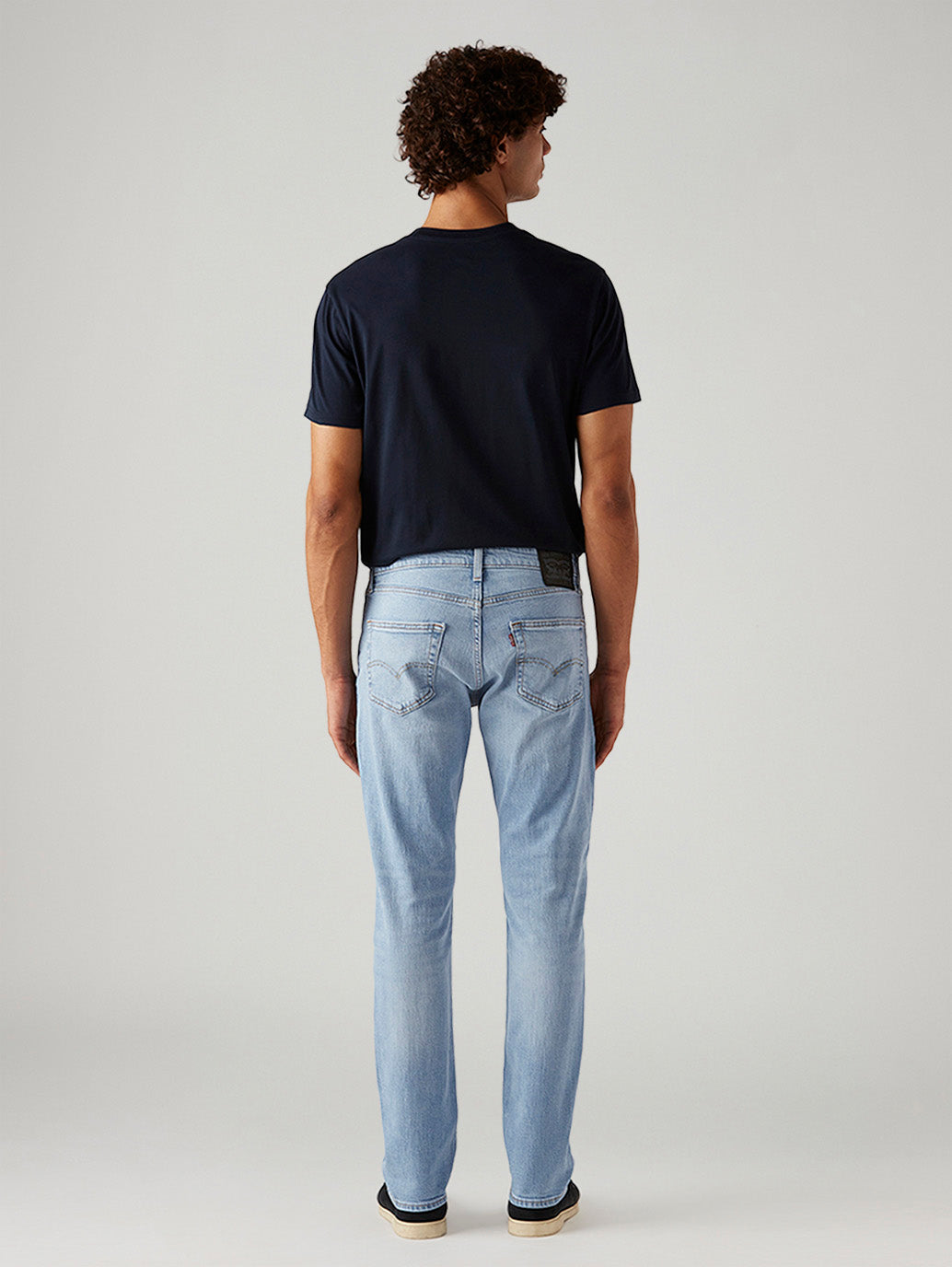 Men's 511 Light Blue Slim Fit Mid Rise Commuter Jeans - Back View