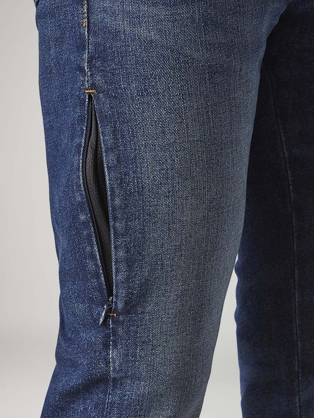 Men's 511 Tinted Dark Indigo Slim Fit Mid Rise Commuter Jeans - Detail View