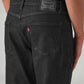 Men's 541 Black Tapered Fit Mid Rise Jeans - Detail View