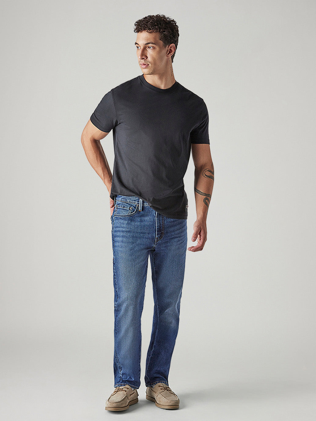Men's 541 Indigo Athletic Tapered Fit Mid Rise Jeans