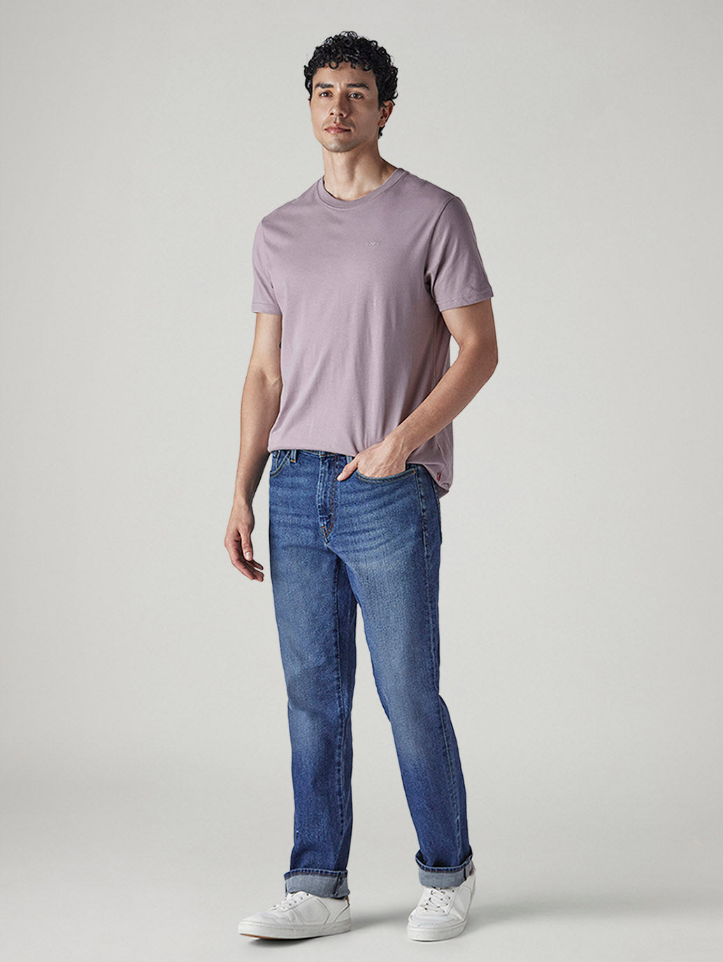 Men's 541 Indigo Athletic Tapered Fit Mid Rise Jeans
