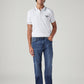 Men's 505 Blue Straight Fit Mid Rise Commuter Jeans - Front View