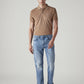 Men's 505 Light Blue Straight Fit Mid Rise Commuter Jeans - Front View