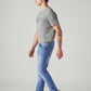 Men's 511 Light Blue Slim Fit Mid Rise Commuter Jeans - Side View