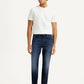 Men's 512 Navy Slim Tapered Fit Mid Rise Jeans - Front View