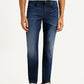 Men's 512 Navy Slim Tapered Fit Mid Rise Jeans - Front View