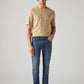 Men's 513 Blue Slim Straight Fit Mid Rise Jeans - Front View