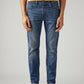 Men's 513 Blue Slim Straight Fit Mid Rise Jeans - Front View