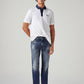 Men's 541 Blue Athletic Tapered Fit Mid Rise Jeans - Styleshot View