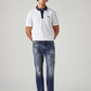 Men's 541 Blue Athletic Tapered Fit Mid Rise Jeans - Front View
