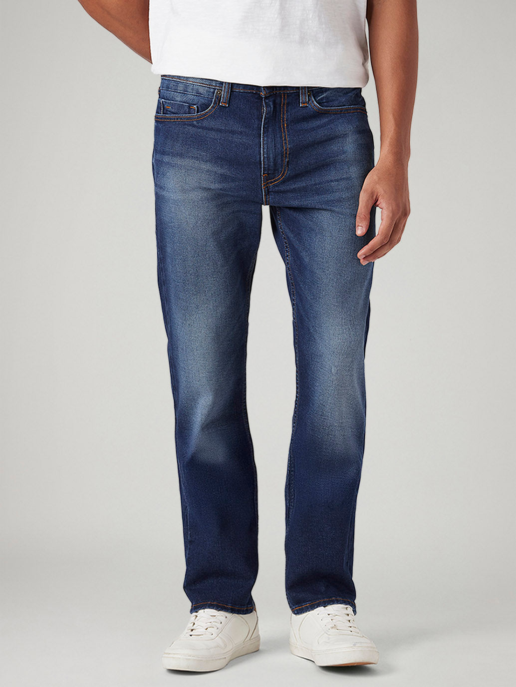 Men's 513 Blue Slim Straight Fit Hyper Stretch Jeans - 19631529-37d0-4421-93f2-7cf7d4290dc1 View