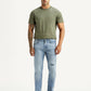 Men's 512 Light Blue Slim Tapered Fit Mid Rise Jeans - Front View