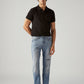 Men's 513 Light Blue Slim Straight Fit Mid Rise Jeans - Front View