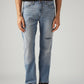 Men's 513 Light Blue Slim Straight Fit Mid Rise Jeans - Front View