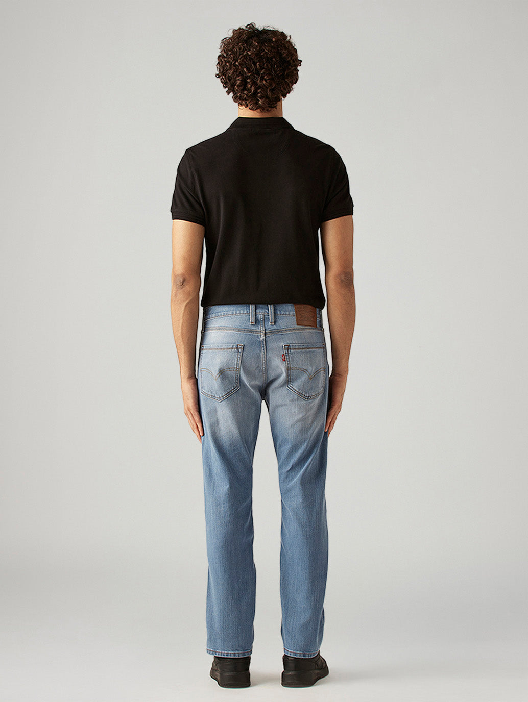 Men's 513 Light Blue Slim Straight Fit Mid Rise Jeans - Back View