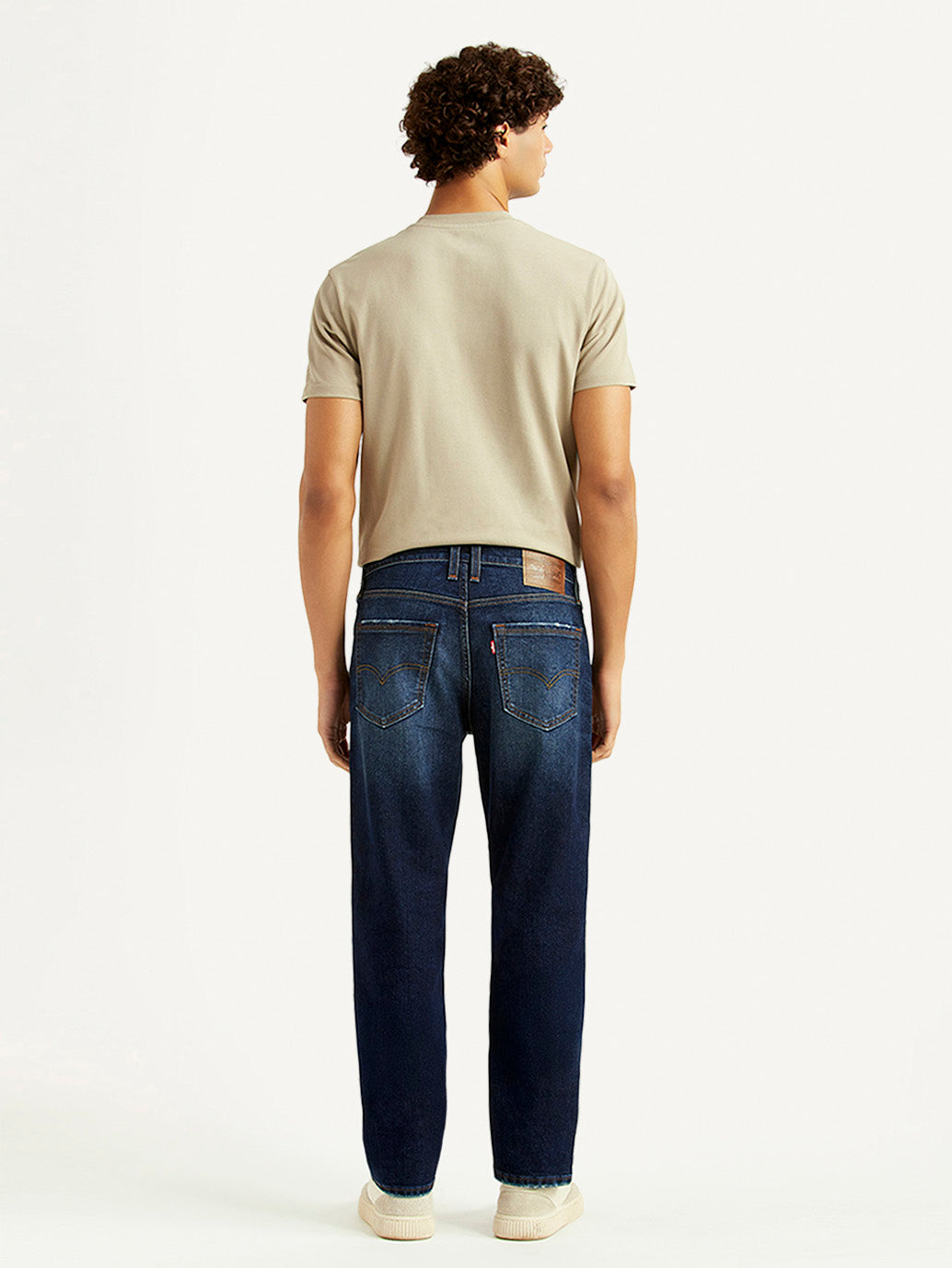 Men's 541 Navy Tapered Fit Hyper Stretch Jeans - Back View