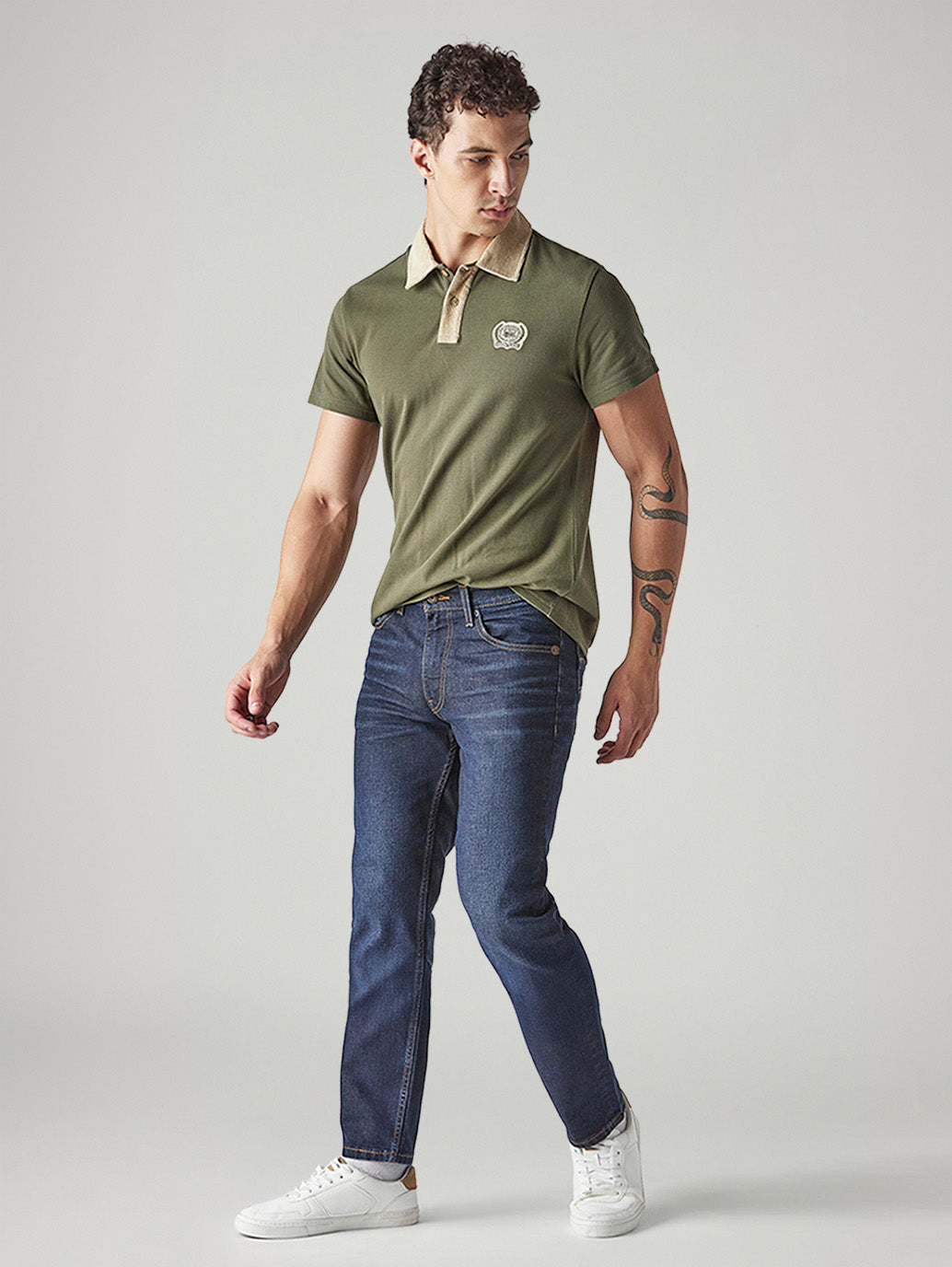 Men's 511 Indigo Slim Fit Mid Rise Jeans